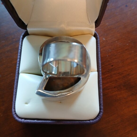Sterling Silver 925 - Ammonite Fossil Ring - Picture 3 of 8